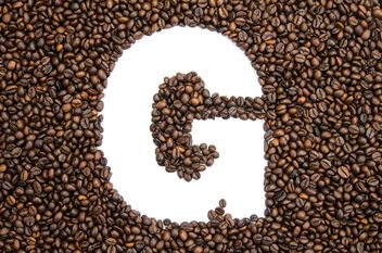Alphabet of coffee beans - Kostenloses image #451895